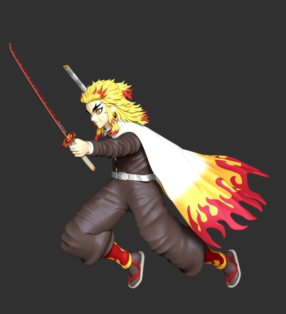 Kyojuro Rengoku - Kimetsu no Yaiba 3D print model_6