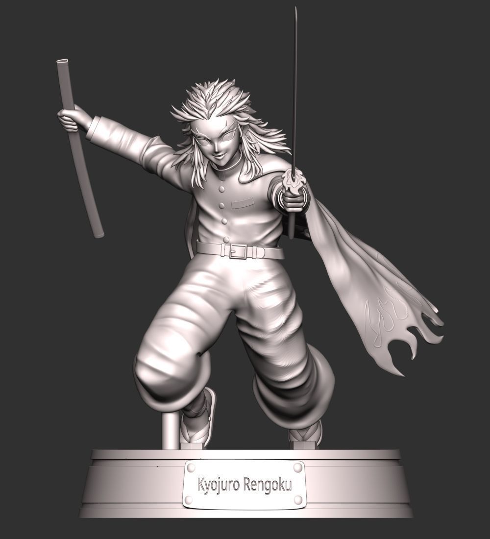 Kyojuro Rengoku - Kimetsu no Yaiba 3D print model_9