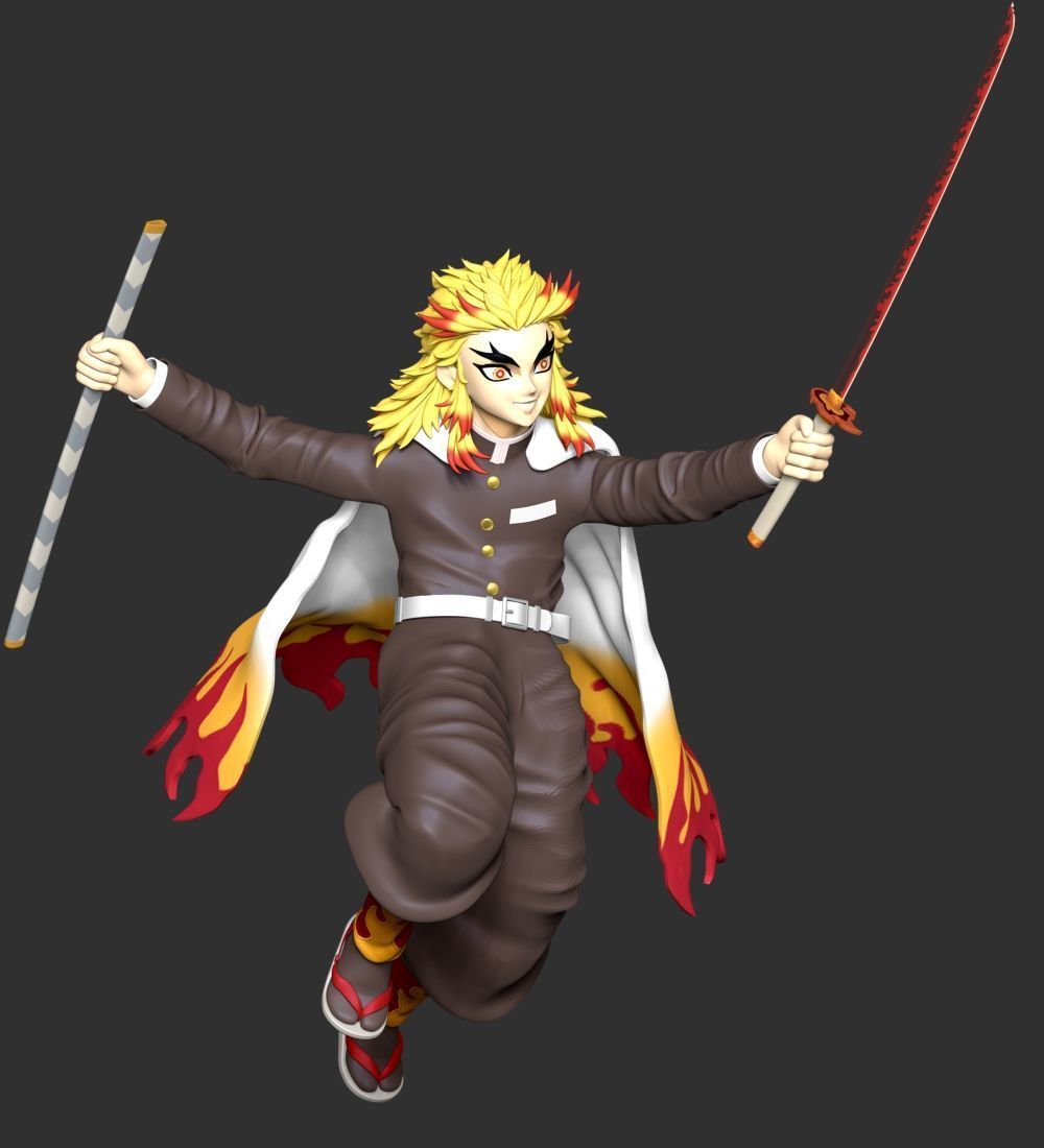 Kyojuro Rengoku - Kimetsu no Yaiba 3D print model_5