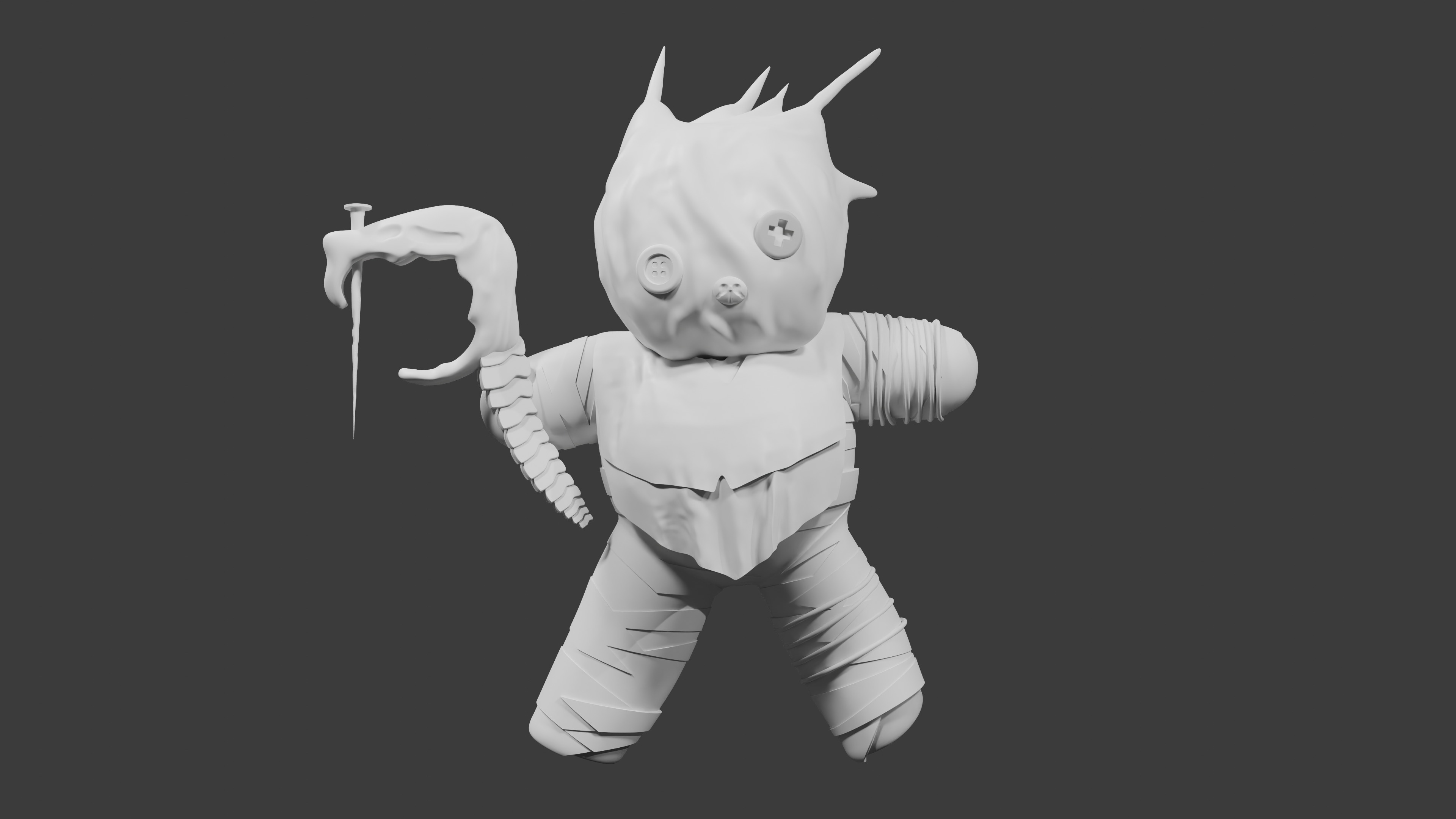 The Wraith doll - Dead by Daylight 3D print model_1