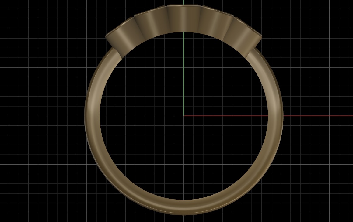 Round cut bezel ring N9 3D print model_18