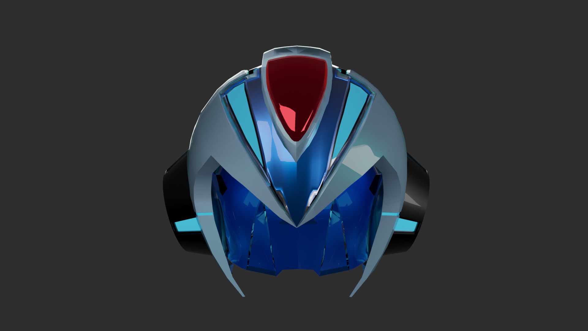 Megaman X Version Ka Helmet 3D model_4