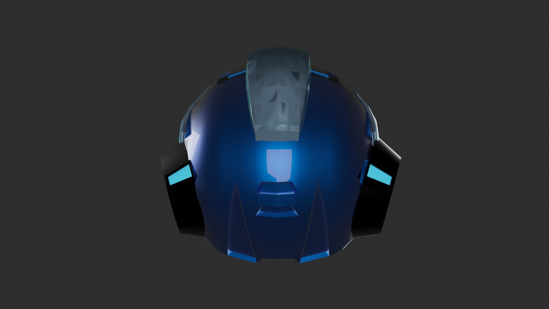 Megaman X Version Ka Helmet 3D model_1