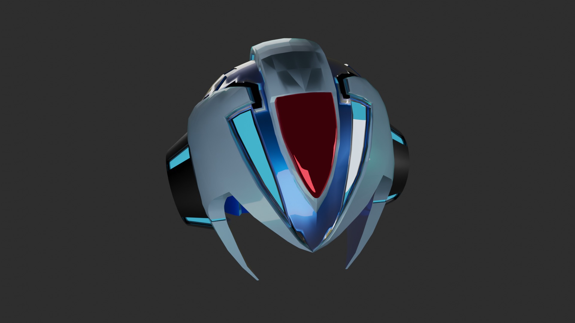 Megaman X Version Ka Helmet 3D model_3