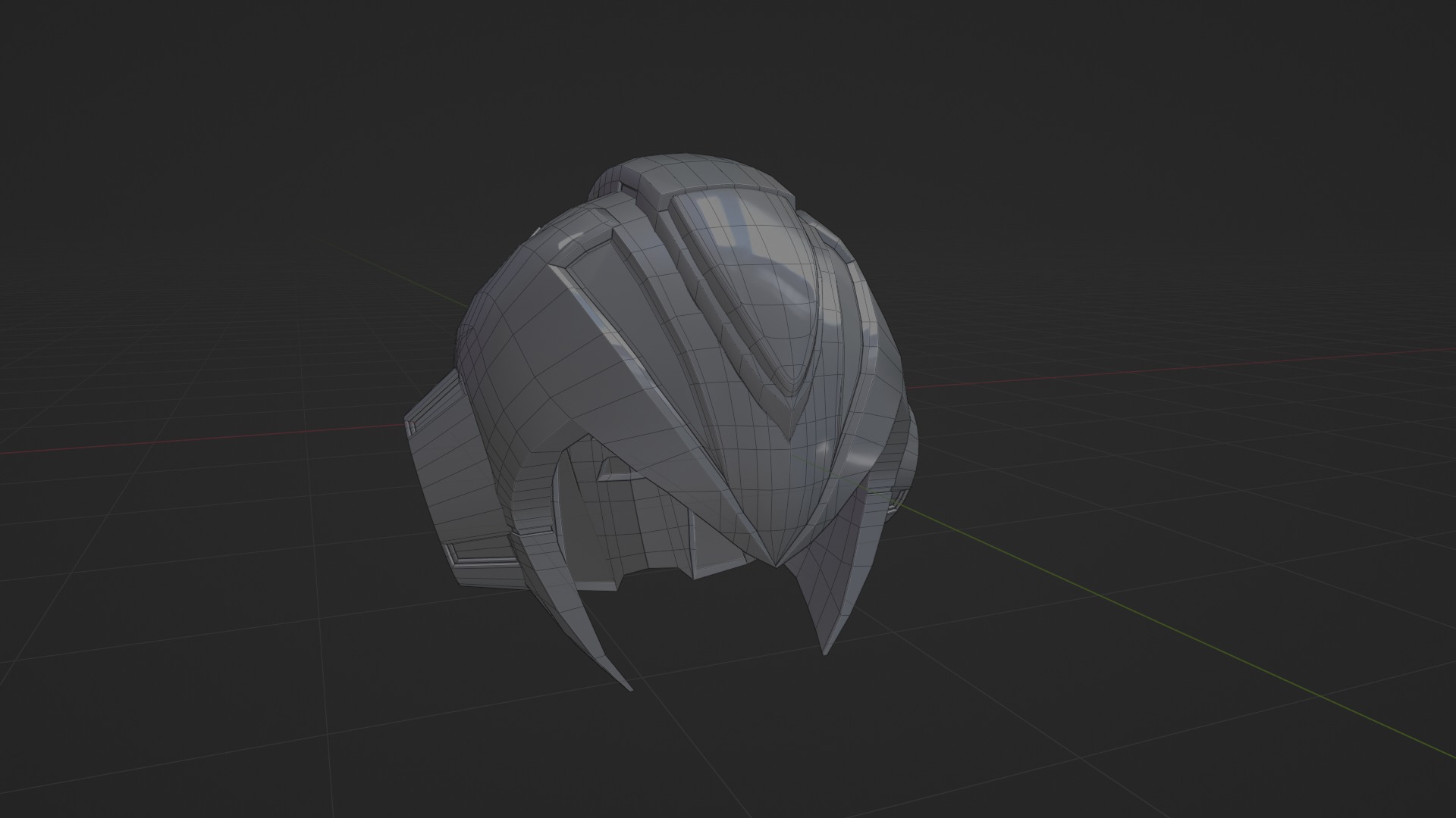 Megaman X Version Ka Helmet 3D model_5