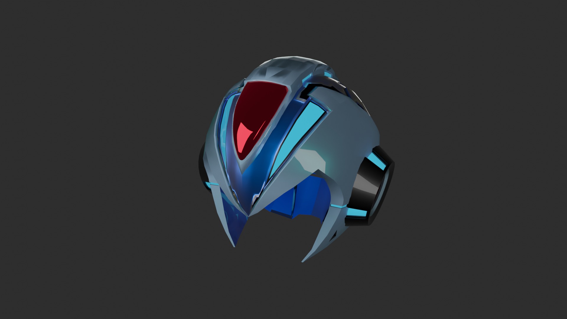 Megaman X Version Ka Helmet 3D model_2