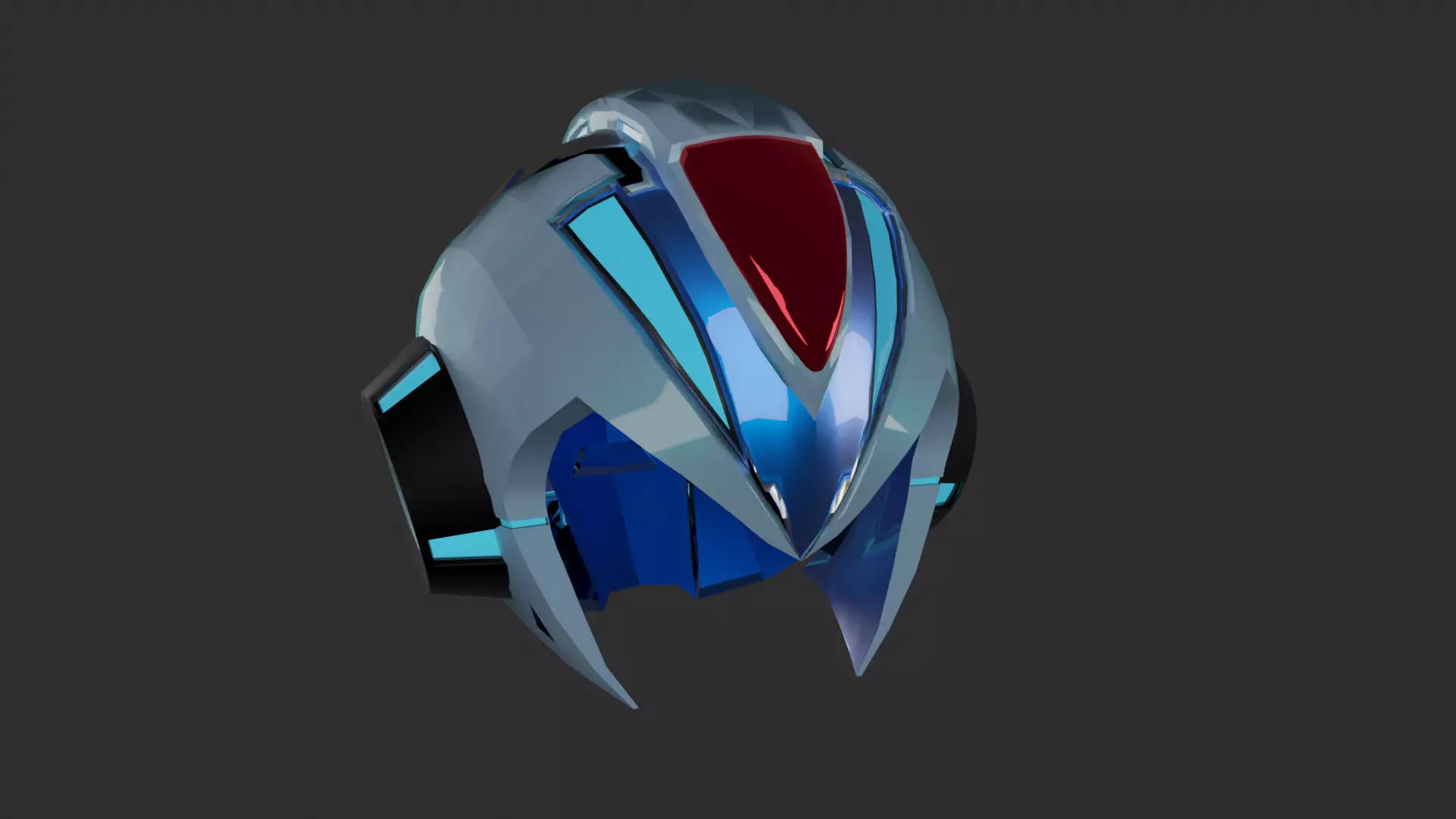 Megaman X Version Ka Helmet 3D model_0