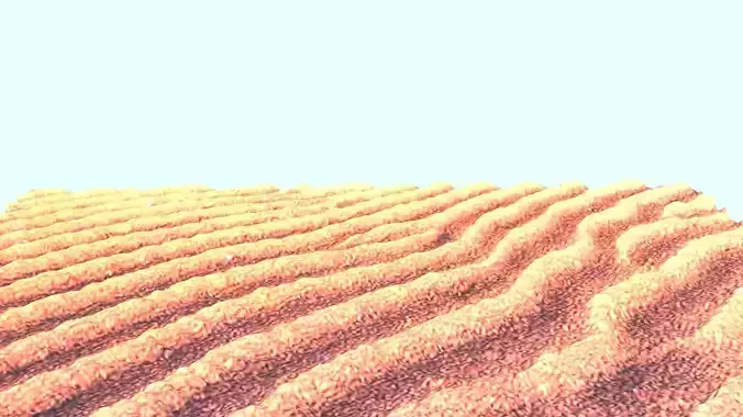 Sand Dune 3D model