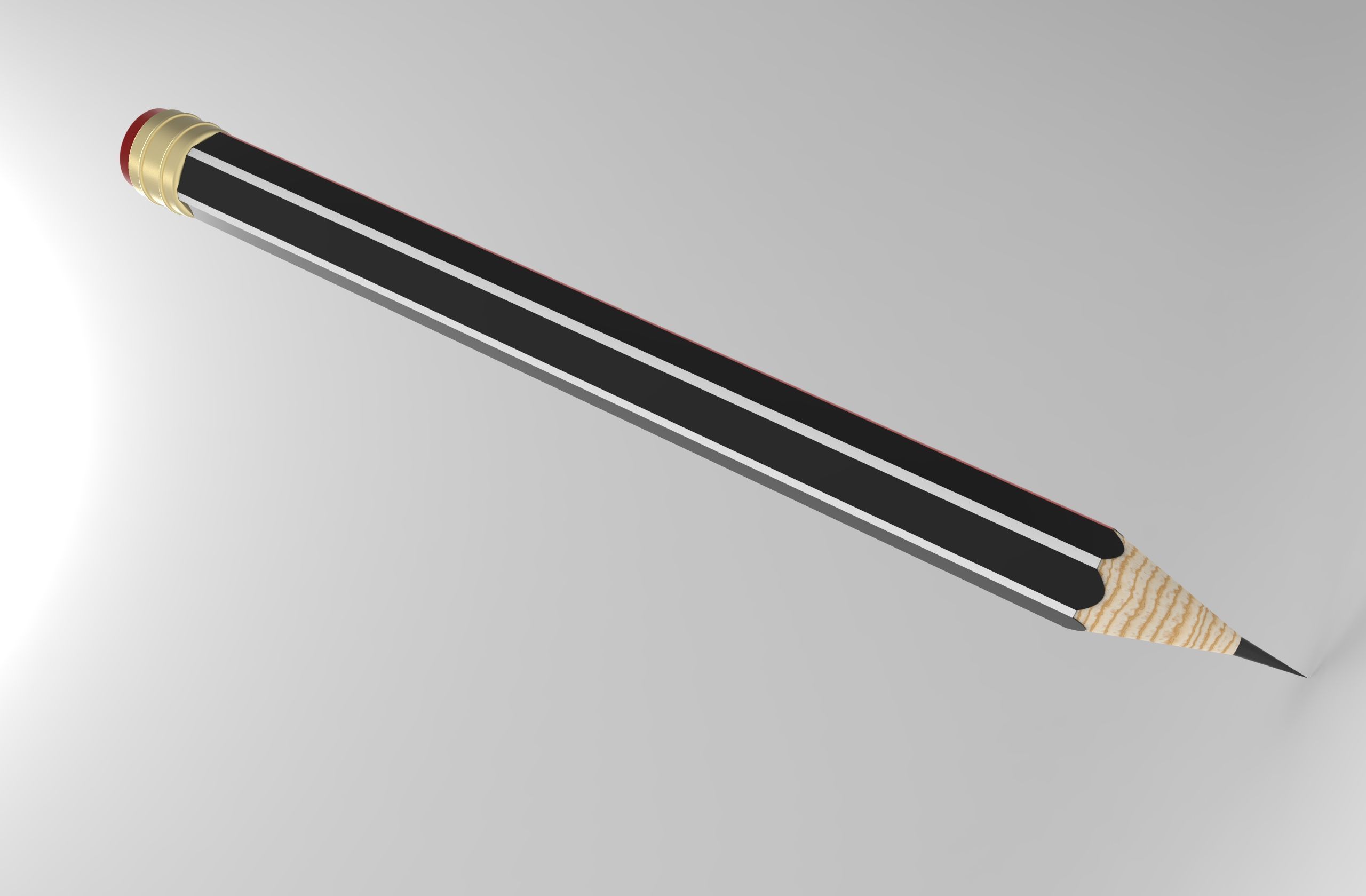 Absolute Premium Pencil  3D model_3