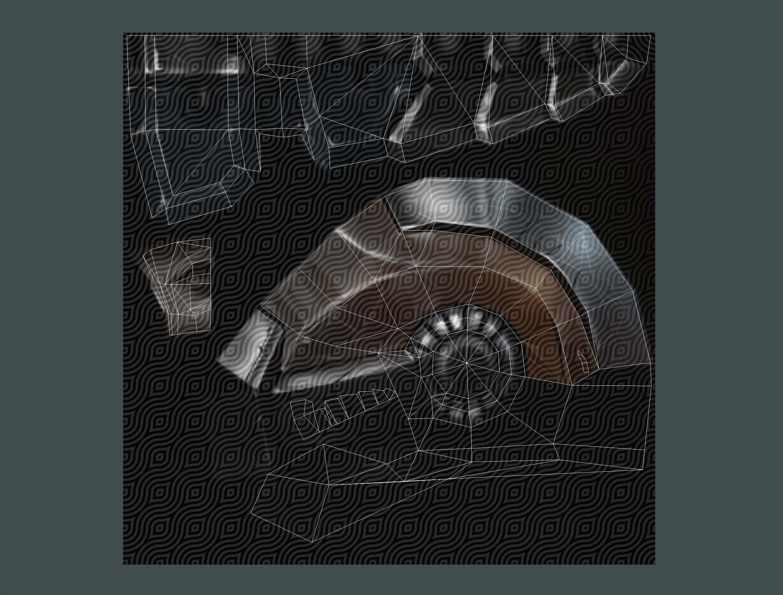 Cartoon Sci-Fi Cyborg Drone Trooper Soldier Low-poly 3D model_67