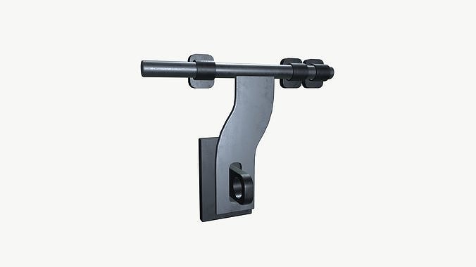 Door Aldrop Low-poly 3D model