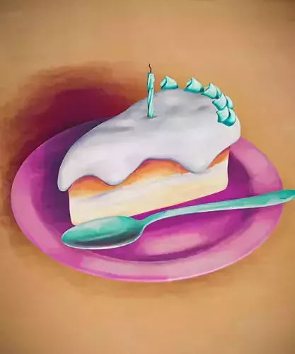 Painted Cake