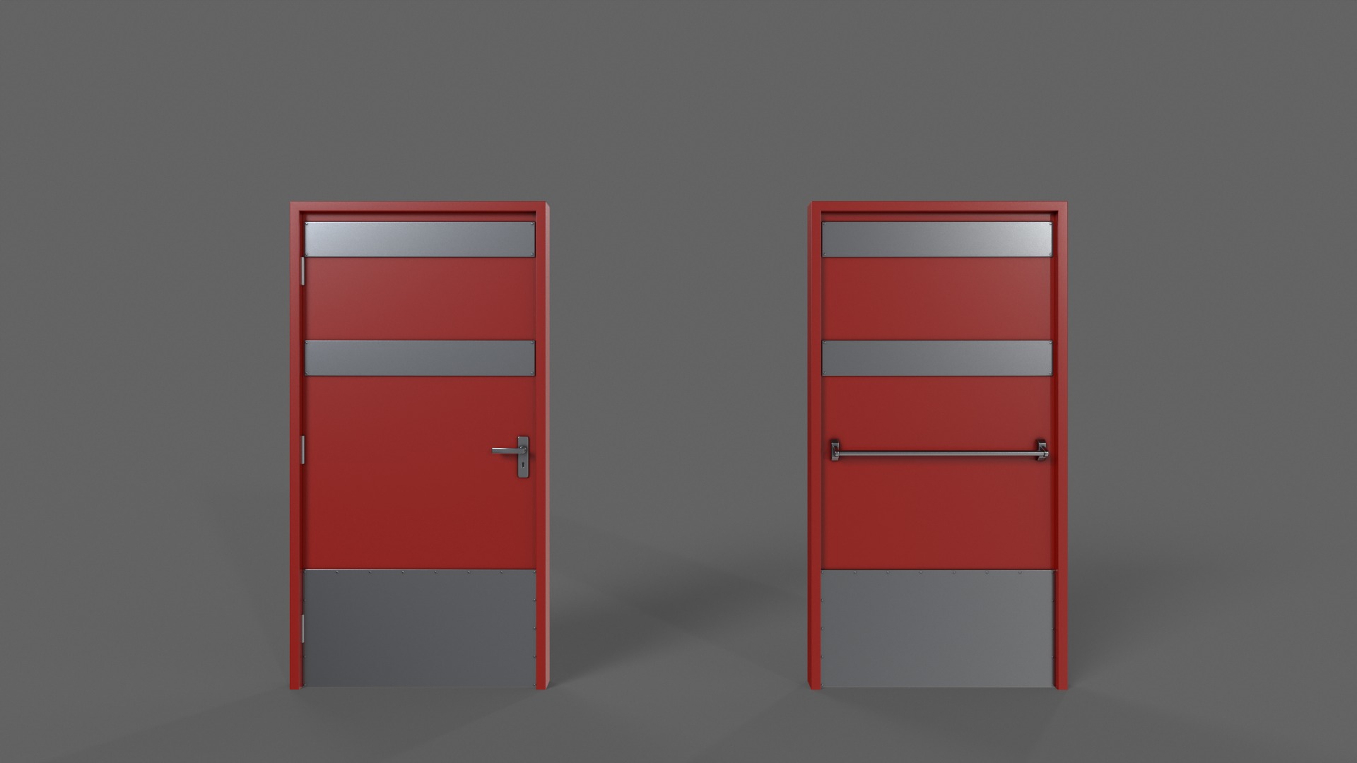 PBR Industrial Doors 3D Model Collection_47