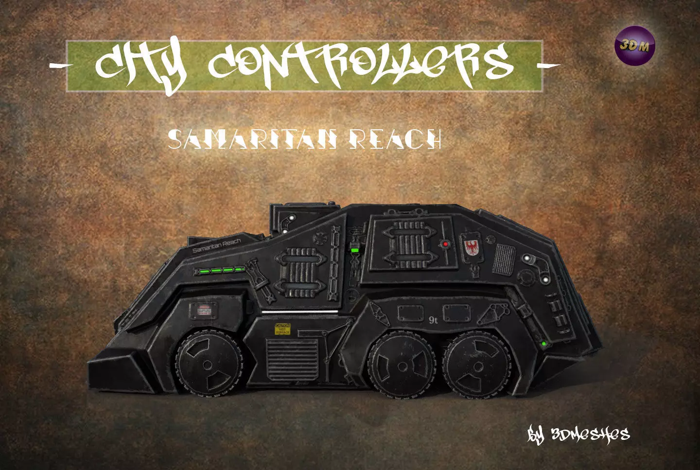City Controllers - Samaritan Reach - PBR lowpoly Low-poly 3D model_0