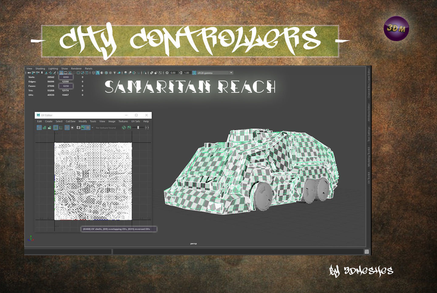 City Controllers - Samaritan Reach - PBR lowpoly Low-poly 3D model_20