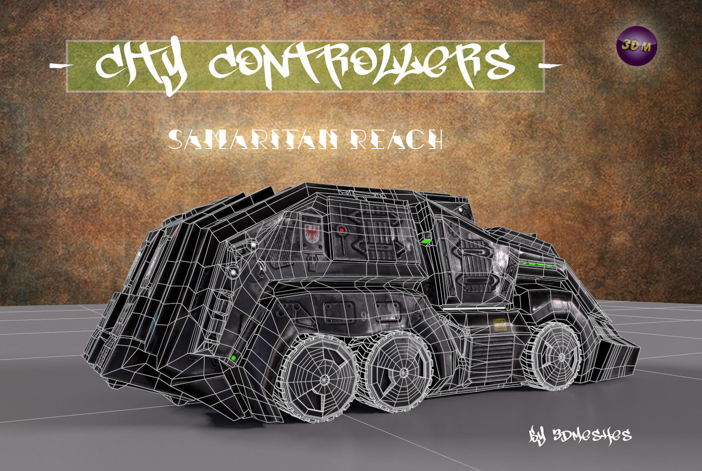 City Controllers - Samaritan Reach - PBR lowpoly Low-poly 3D model_16