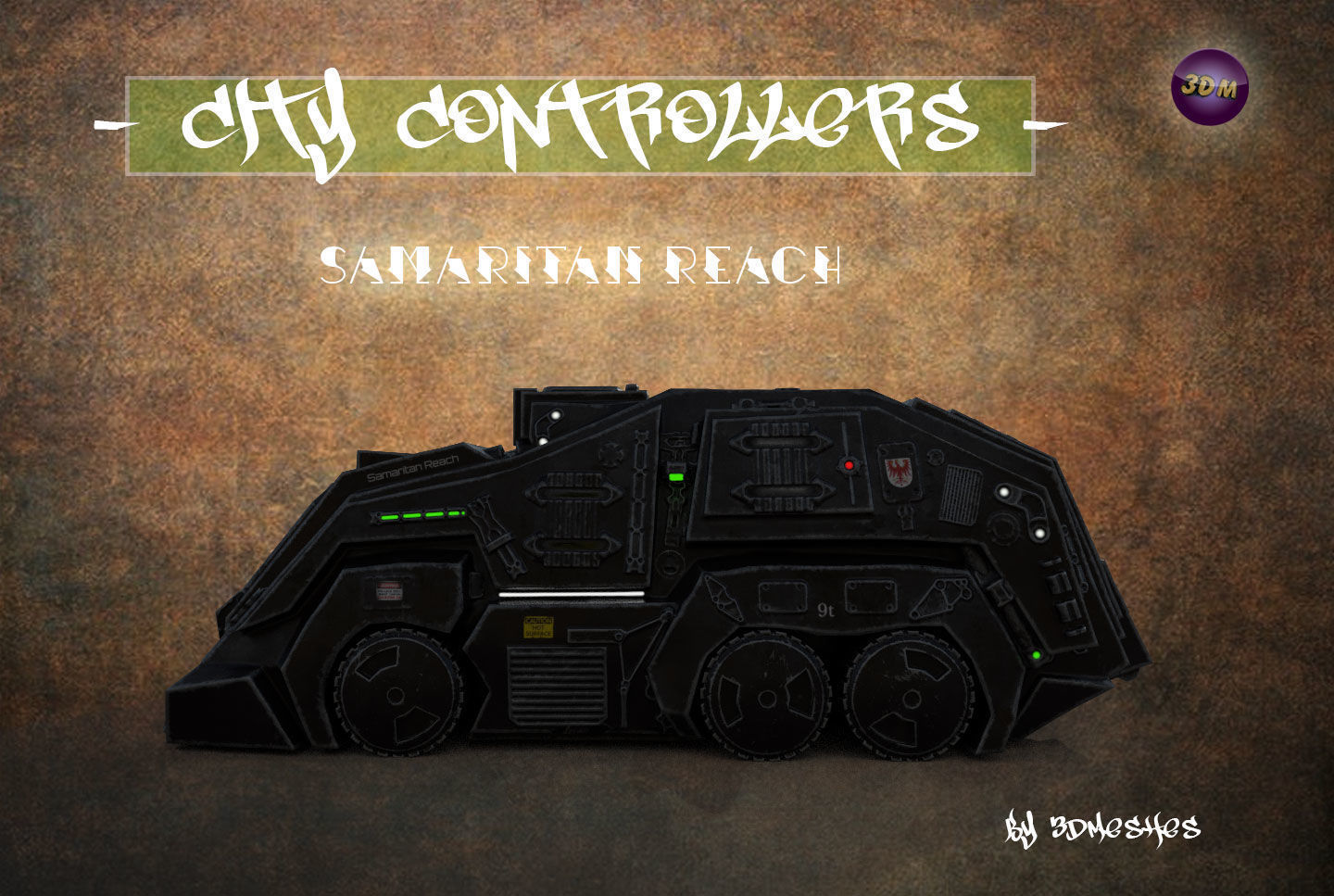 City Controllers - Samaritan Reach - PBR lowpoly Low-poly 3D model_21