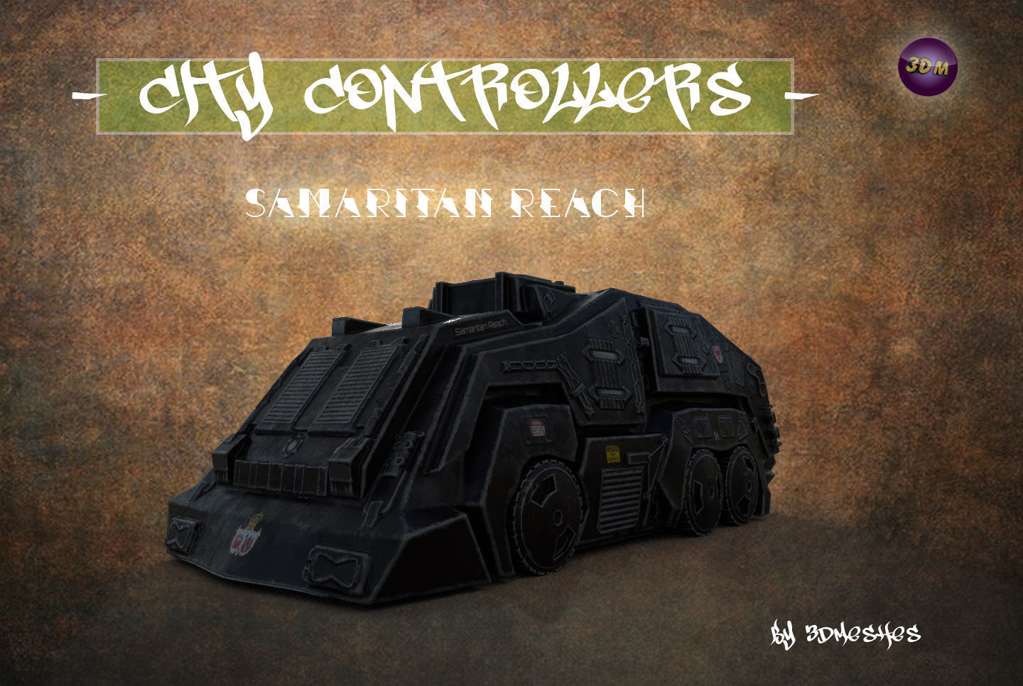 City Controllers - Samaritan Reach - PBR lowpoly Low-poly 3D model_24