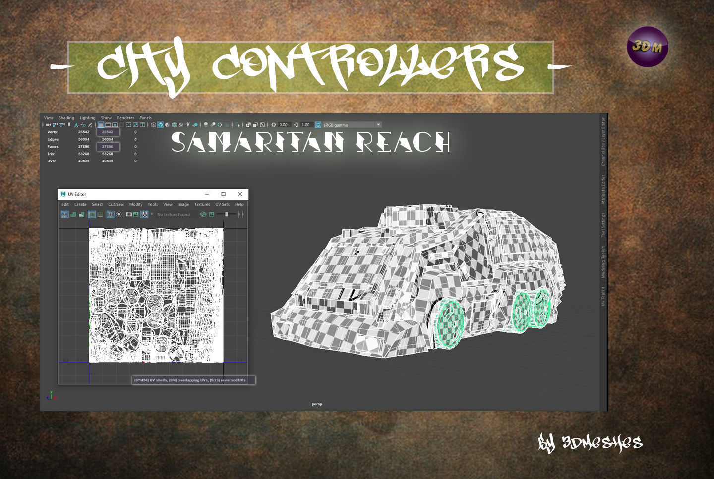 City Controllers - Samaritan Reach - PBR lowpoly Low-poly 3D model_18