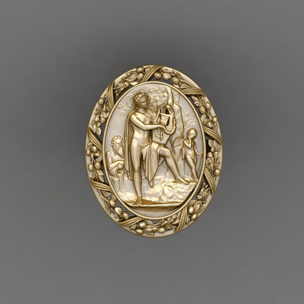 italian statue Panno Raznoe Ring 3D Print Model 3D print model_1