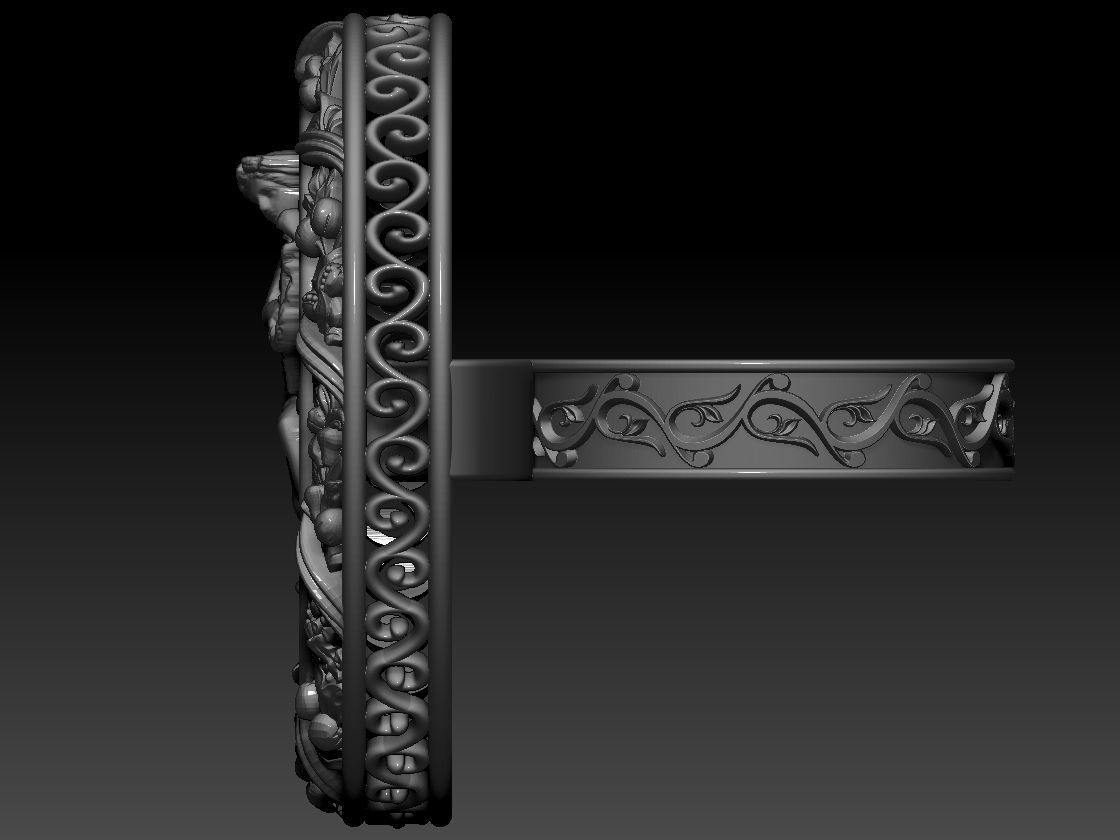 italian statue Panno Raznoe Ring 3D Print Model 3D print model_6