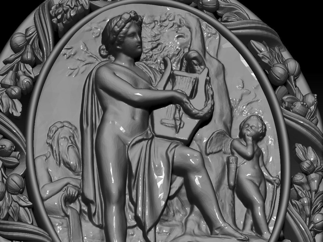 italian statue Panno Raznoe Ring 3D Print Model 3D print model_4