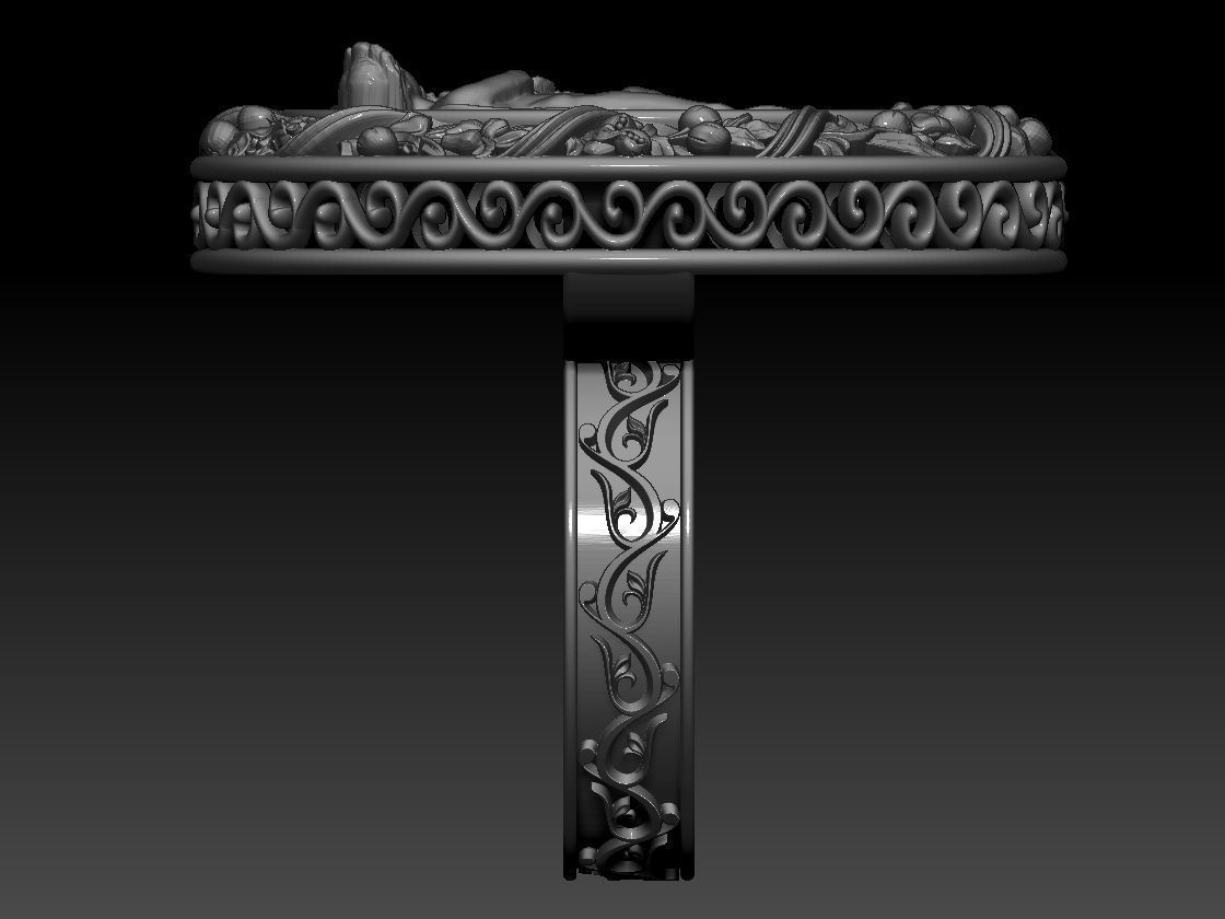 italian statue Panno Raznoe Ring 3D Print Model 3D print model_9