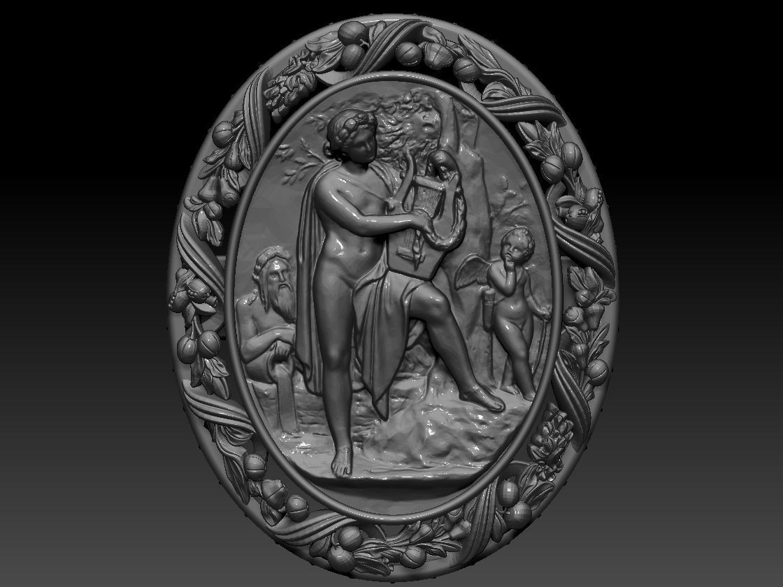 italian statue Panno Raznoe Ring 3D Print Model 3D print model_2