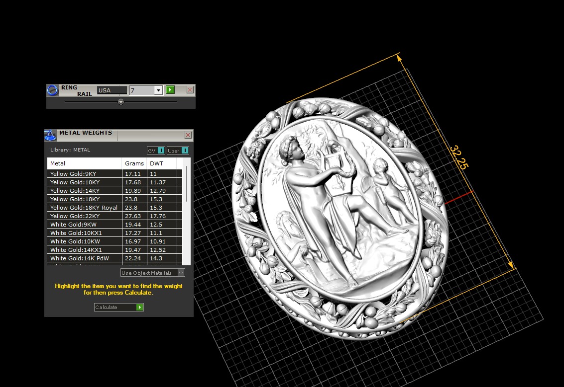 italian statue Panno Raznoe Ring 3D Print Model 3D print model_7