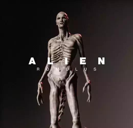 Alien Romulus Offspring Xenomorph Prometheus Statue 3D print model