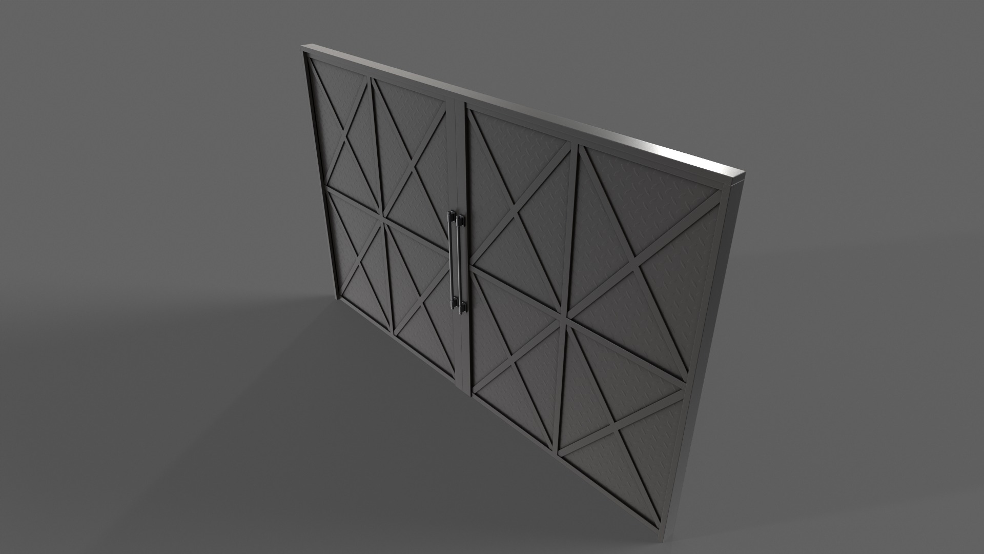 PBR Industrial Gates 3D Model Collection_33