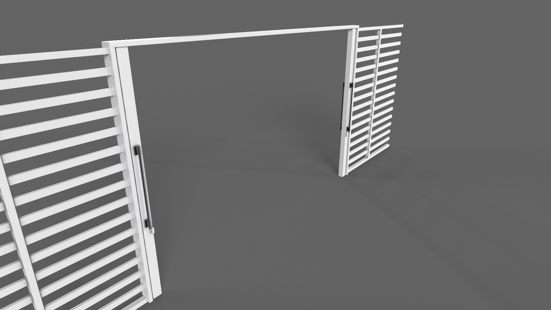 PBR Industrial Gates 3D Model Collection_48