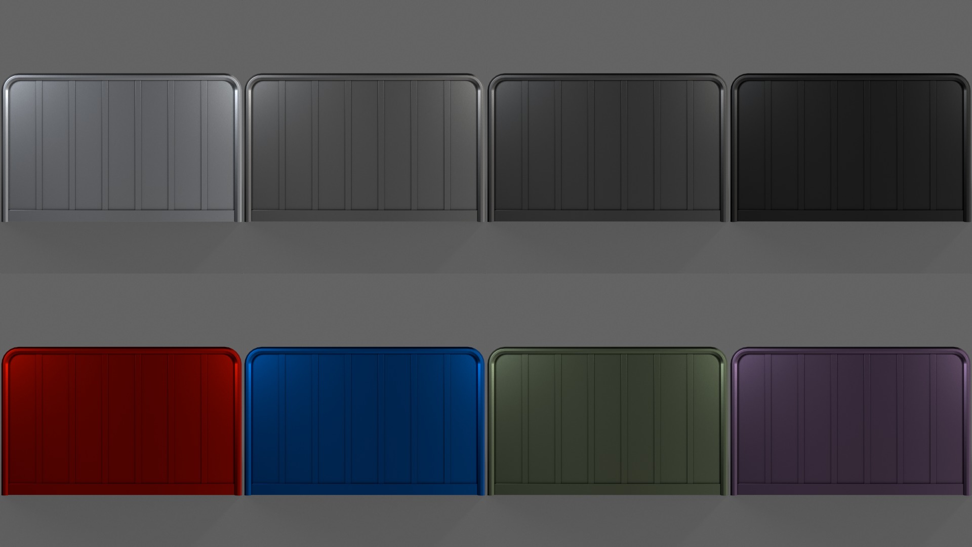 PBR Industrial Gates 3D Model Collection_8