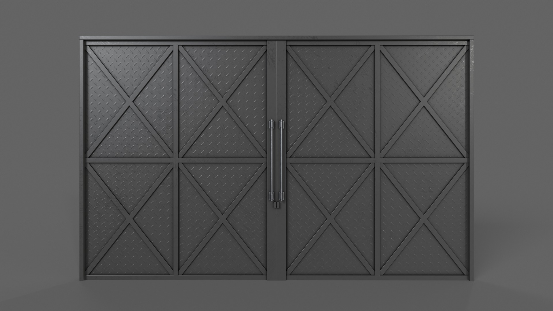 PBR Industrial Gates 3D Model Collection_35