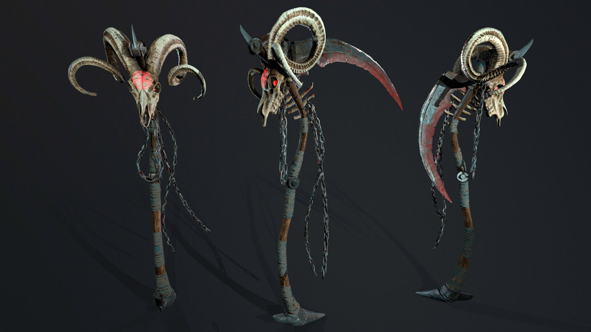 CRANEO CARNERO IMPRESION 3D - RAM SKULL 3D PRINTING 3D print model_6