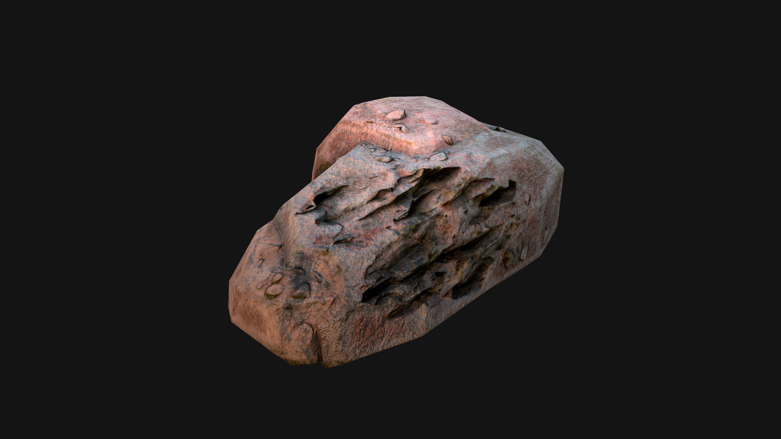Rocks Stones Pebble Environment for Mine Low-poly 3D model_36