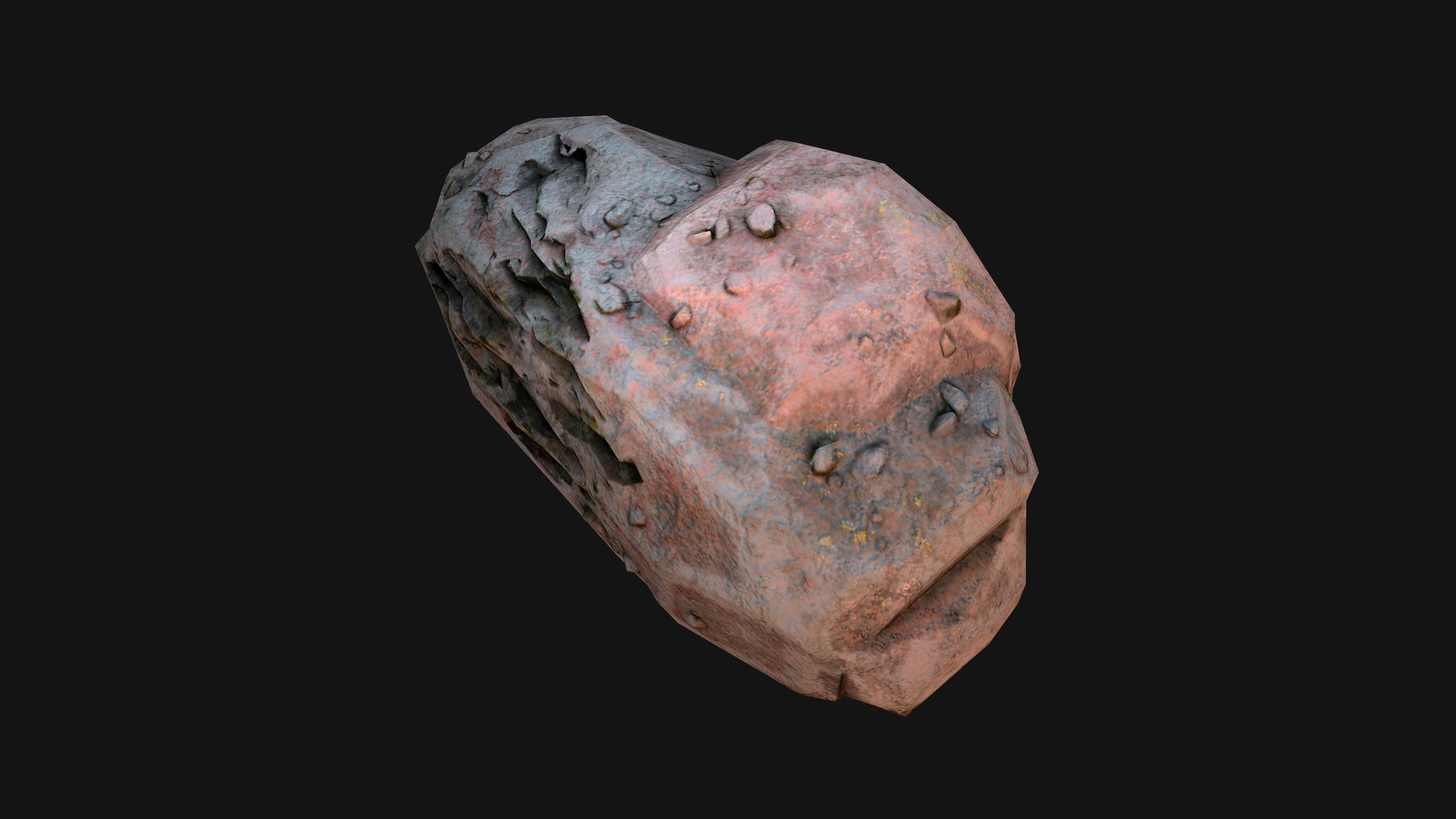 Rocks Stones Pebble Environment for Mine Low-poly 3D model_37
