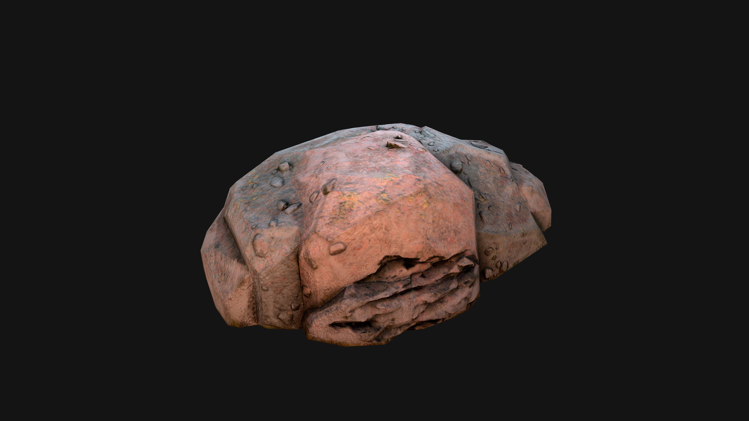 Rocks Stones Pebble Environment for Mine Low-poly 3D model_35