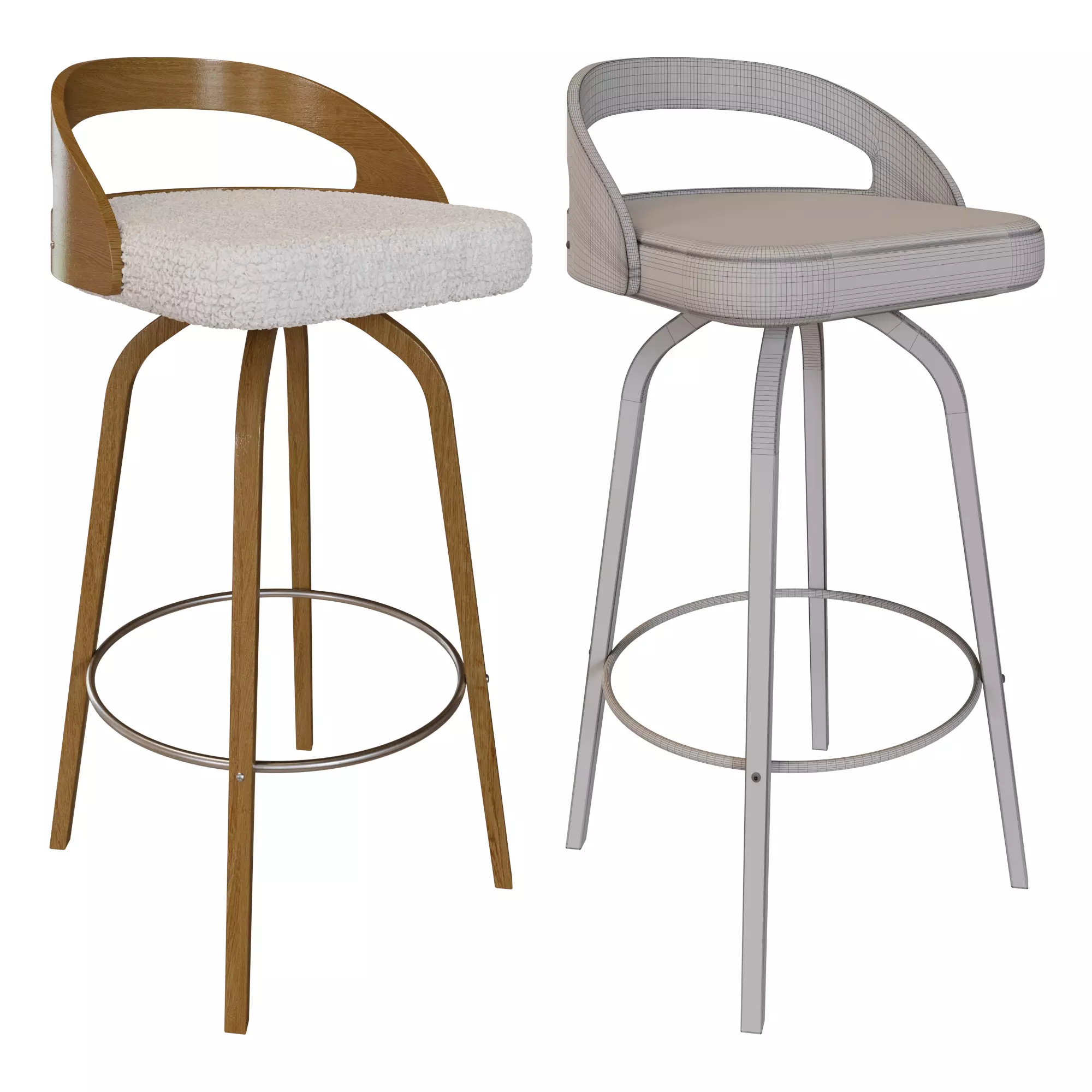 Half Bar Chair Halmar 3D model