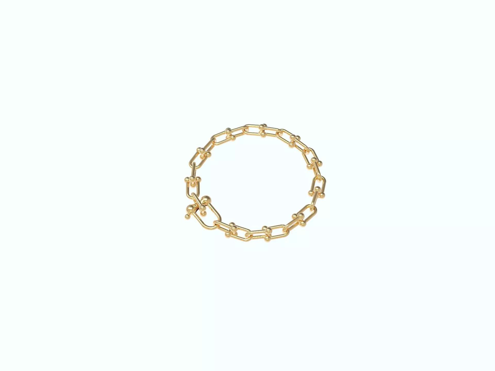 HardWear Link Bracelet 12 mm 3D print model_0
