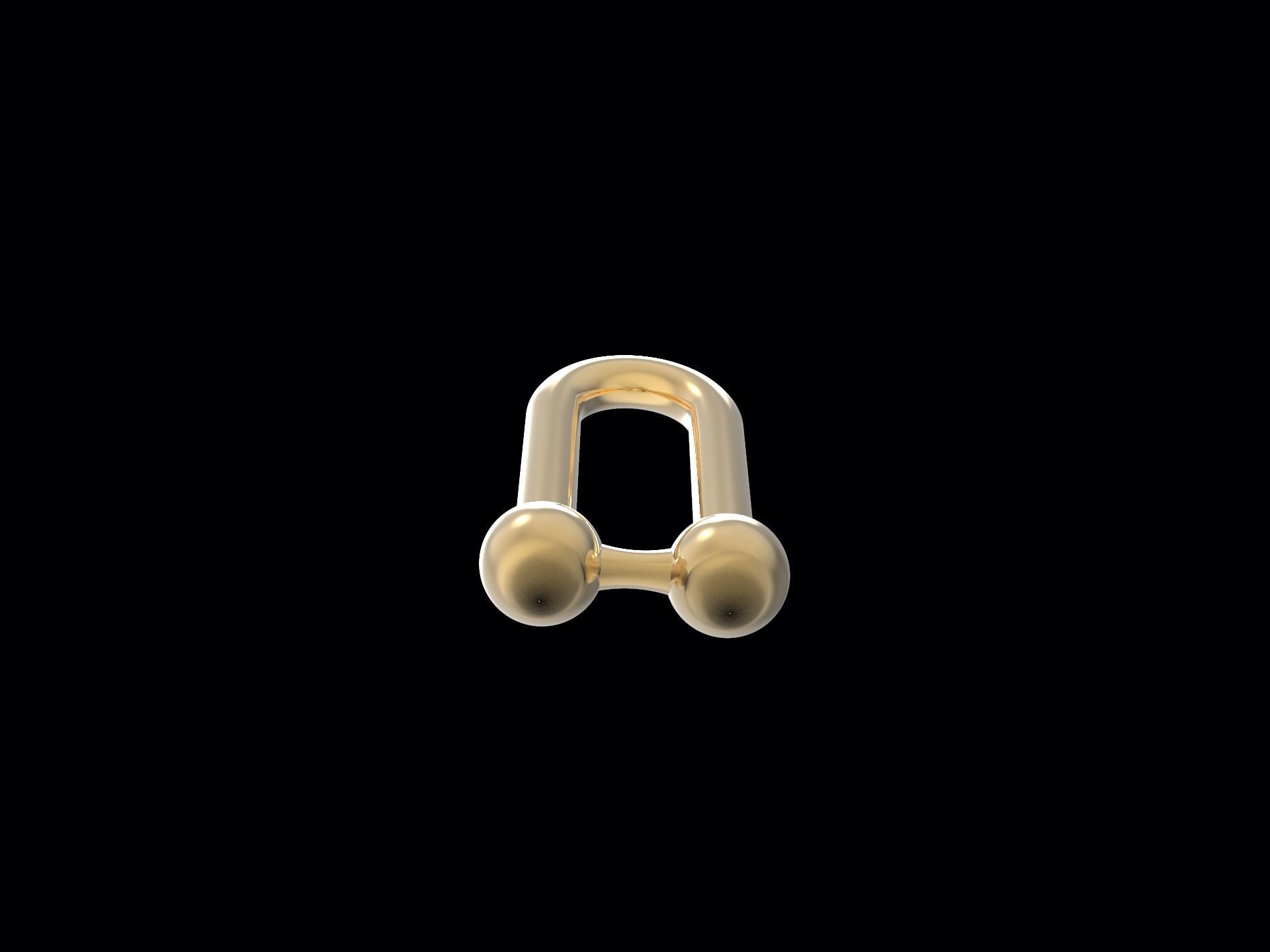 HardWear Link Bracelet 12 mm 3D print model_8