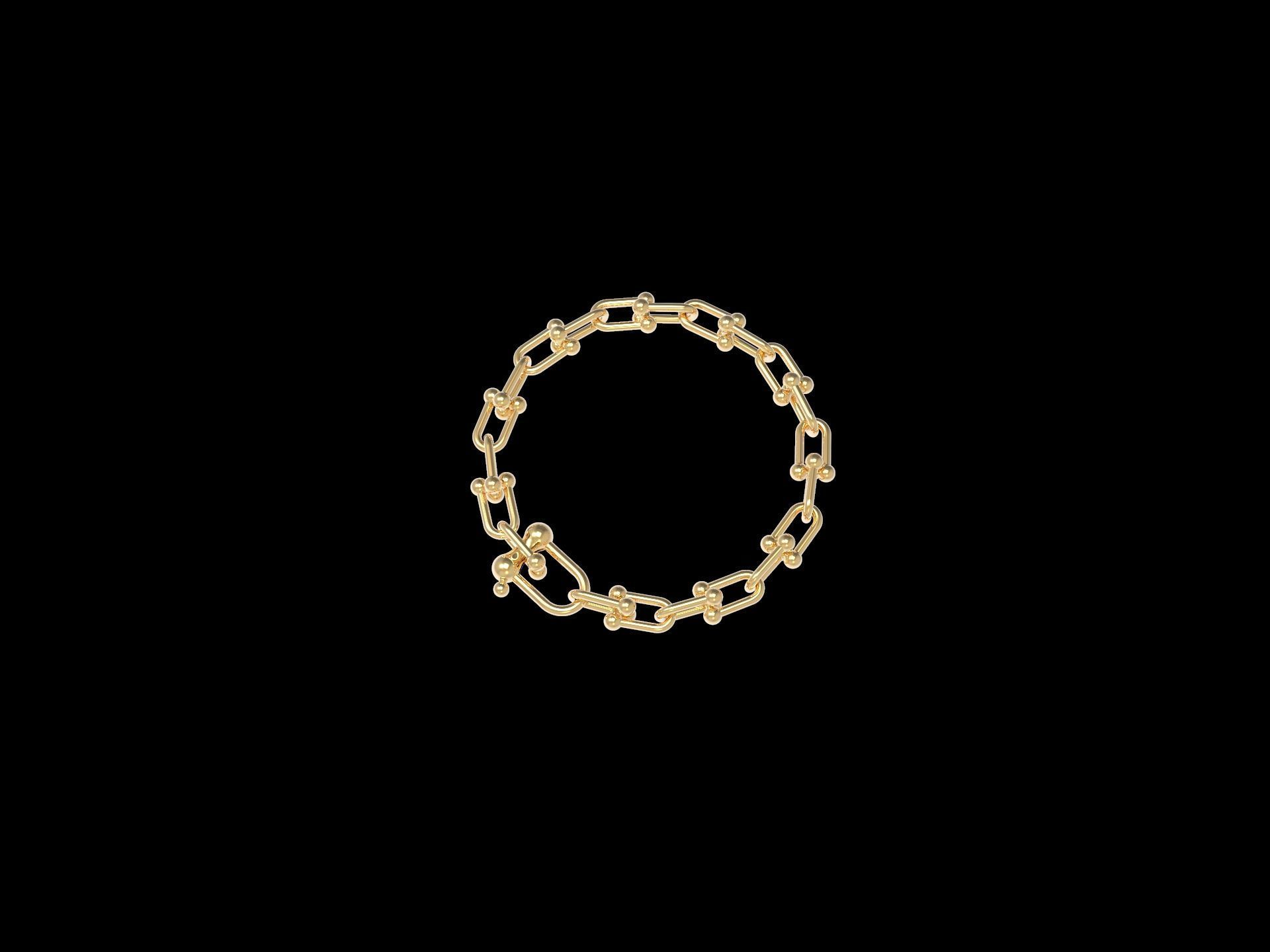 HardWear Link Bracelet 12 mm 3D print model_1