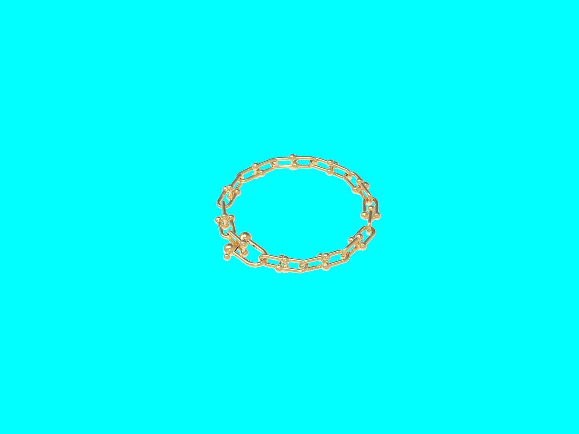 HardWear Link Bracelet 12 mm 3D print model_3