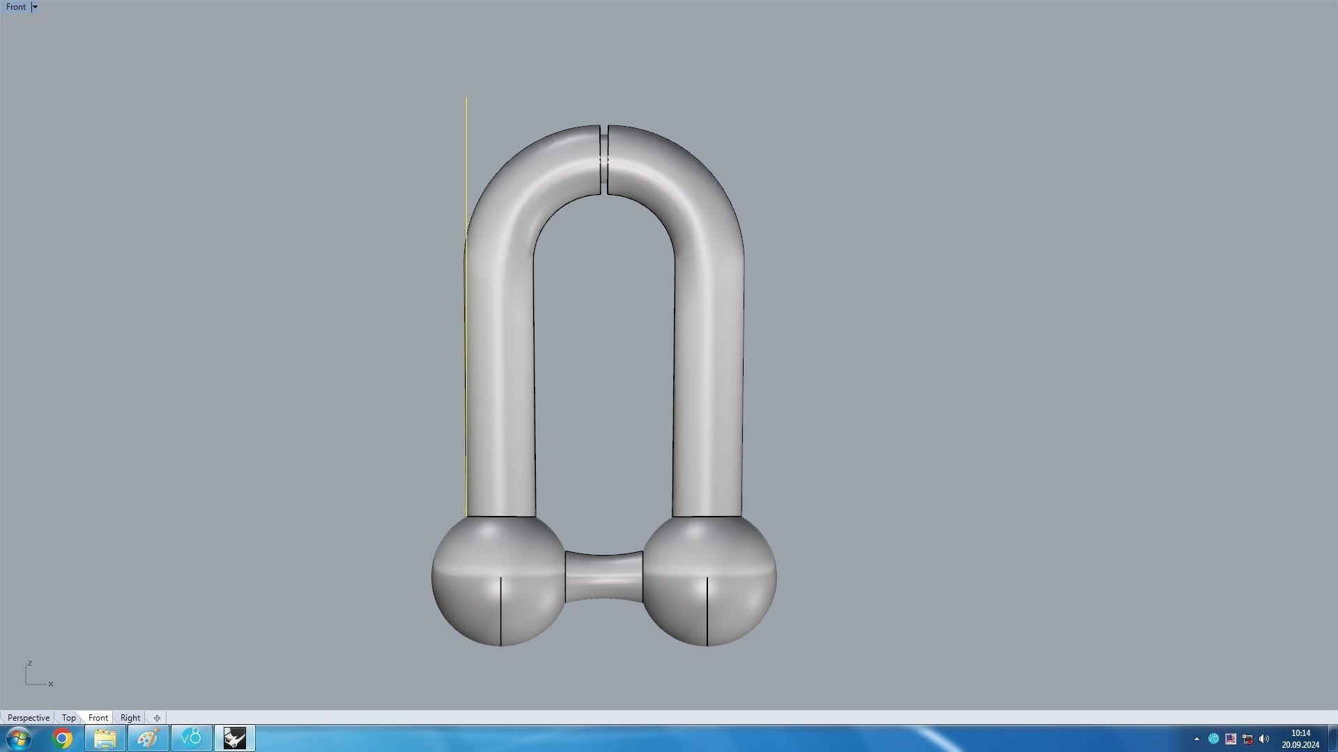 HardWear Link Bracelet 12 mm 3D print model_13