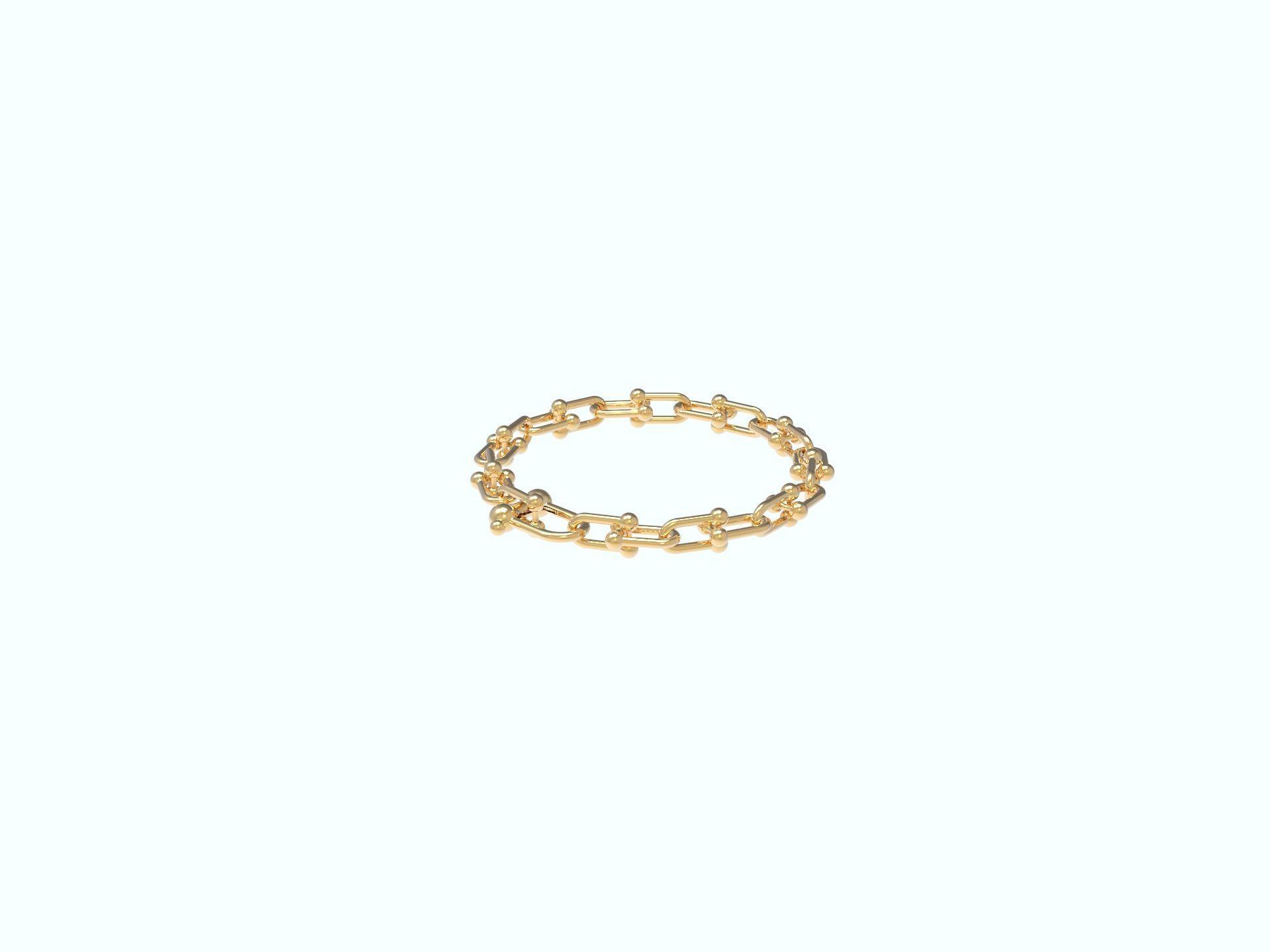 HardWear Link Bracelet 12 mm 3D print model_2