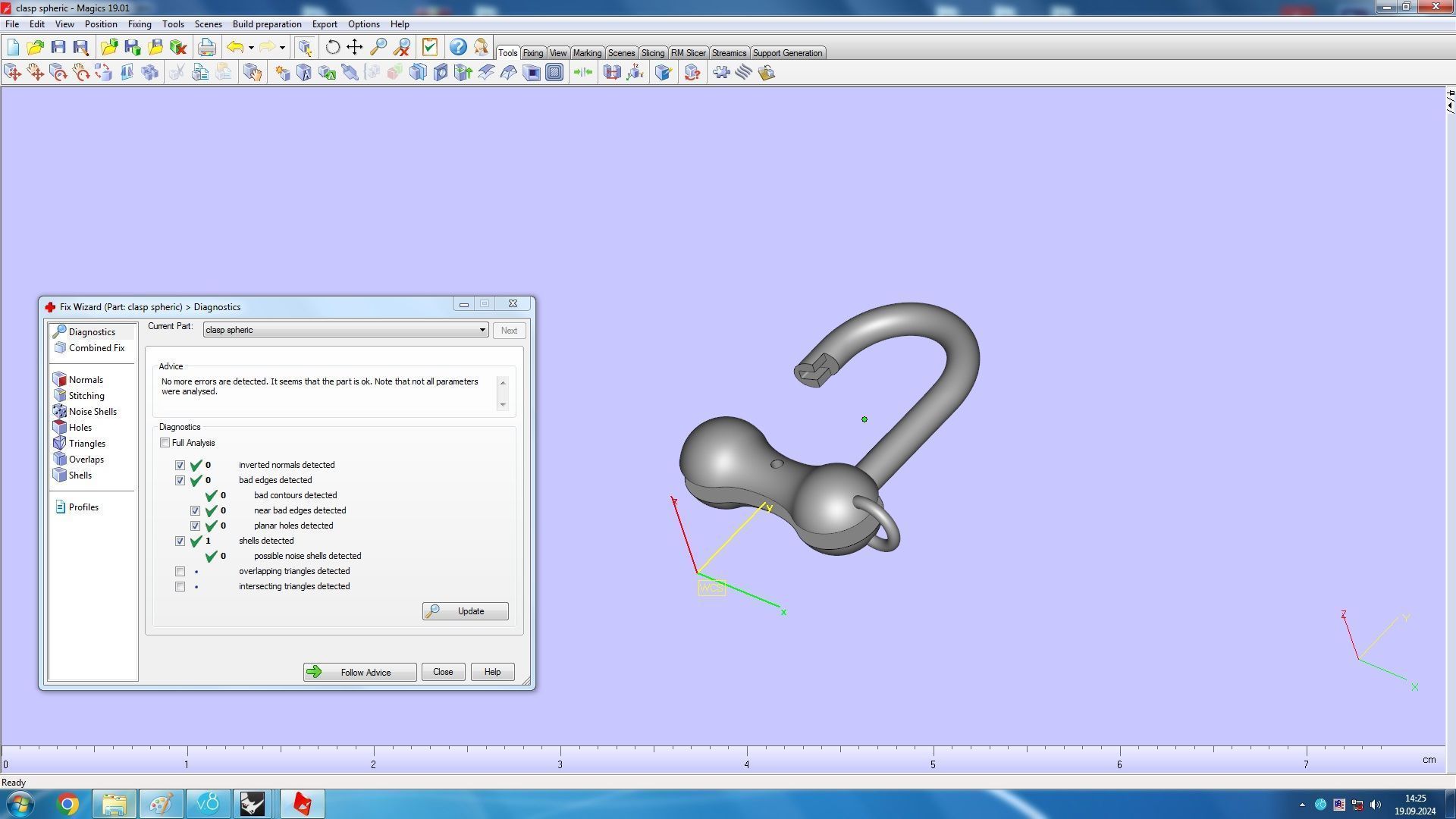HardWear Link Bracelet 12 mm 3D print model_16