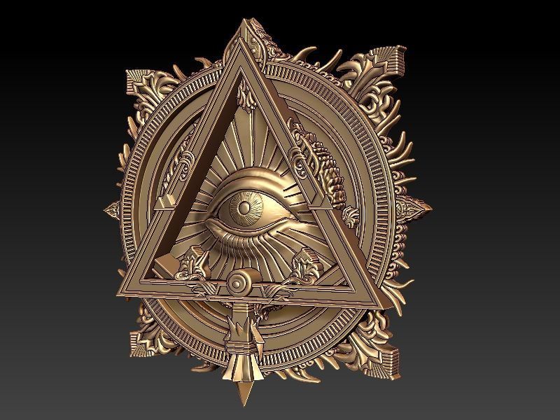 Illuminati Model 3D print model_1