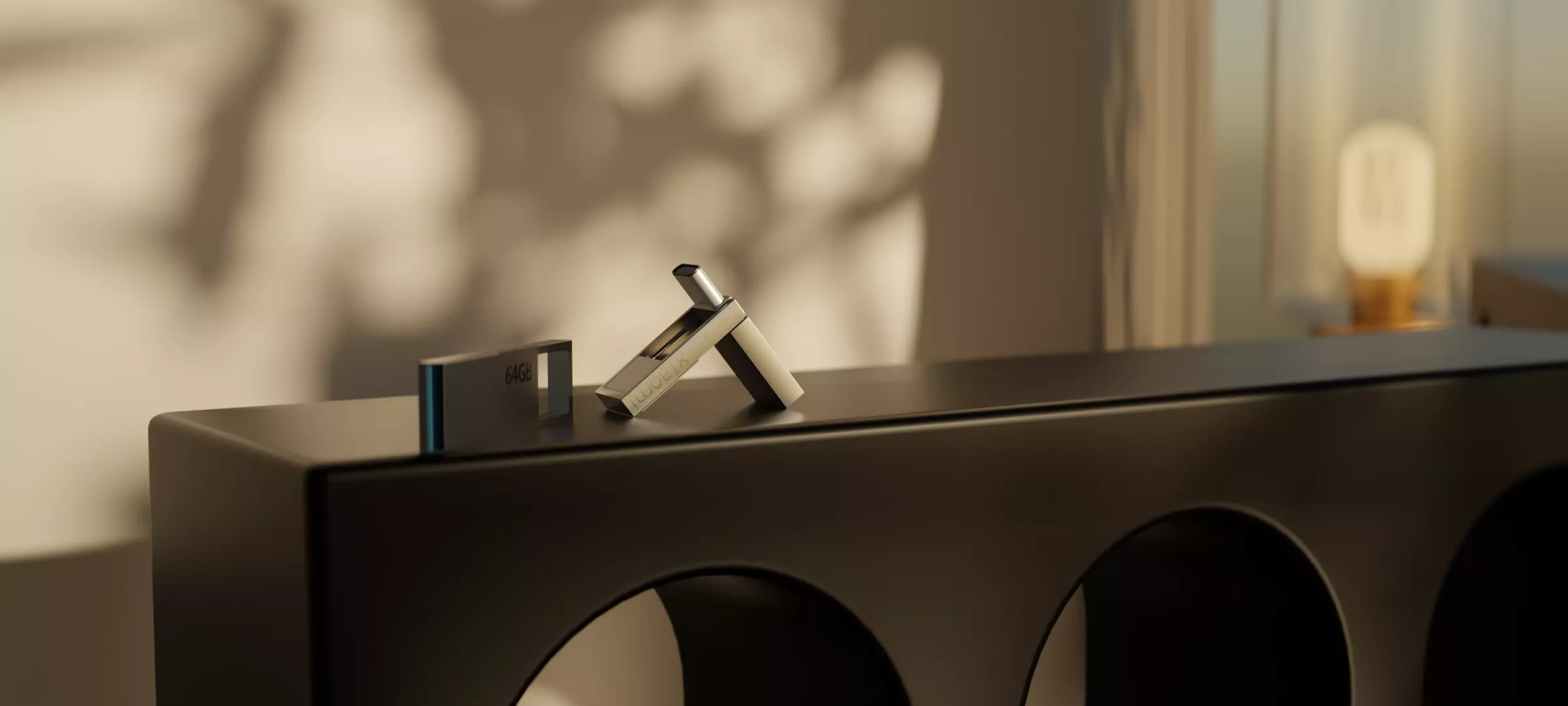 Xiaomi USB 64GB version Low-poly 3D model_0