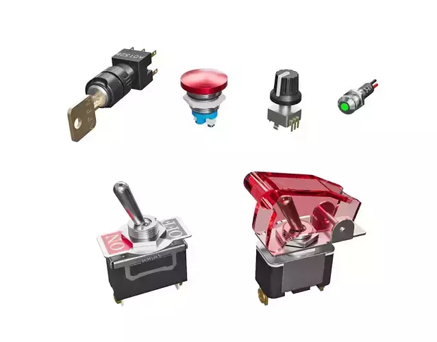 switch button 3D model
