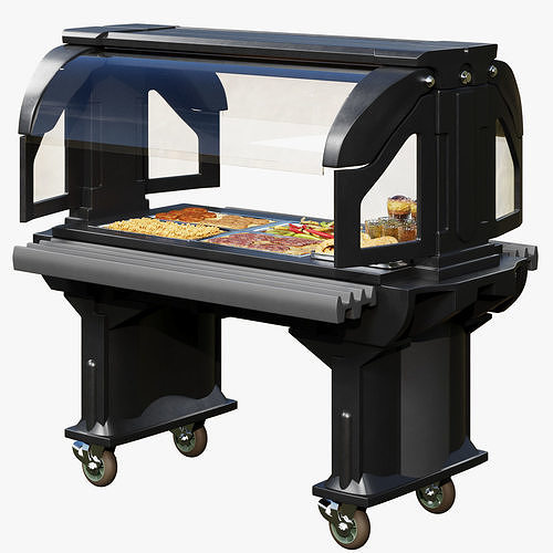 Cambro Versa Food Service Table 3D model 4